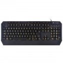 Teclado Gamer Draco Com Macros, Multimidia Led 3 Cores Cabo 1.8 Metros Abnt2 Preto - Gt400